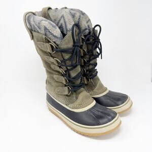 Sorel Womens Joan Of Arctic Knit II NL2142 Winter Boots Size US 7